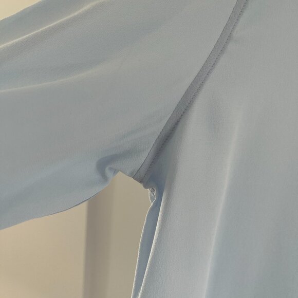 Prada Light Light Blue Button Down Blouse Small - Picture 4 of 5